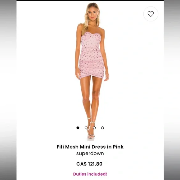 revolve pink heart dress Pink Heart Dresses